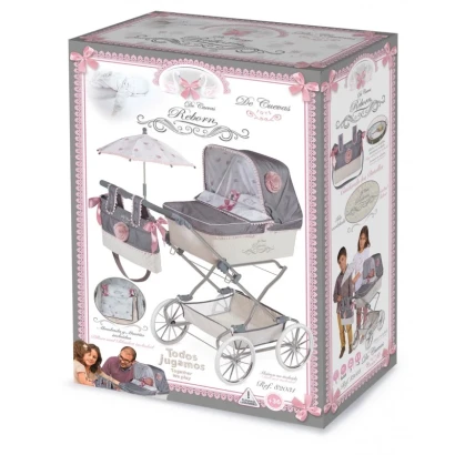 Класична коляска DeCuevas 82031 Reborn з сумкою та парасолькою