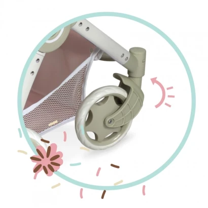 Коляска 3в1 DeCuevas 80548 Sweet з рюкзаком та люлькою