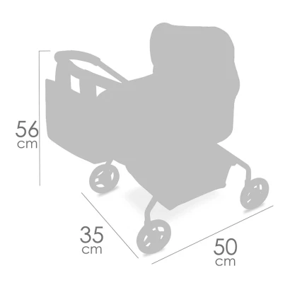 Класична коляска DeCuevas 86078 Verona з сумкою