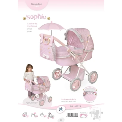 Класична коляска DeCuevas 85075 Sophie з сумкою та парасолькою