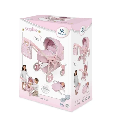 Коляска 3в1 DeCuevas 81675 Sophie з сумкою та люлькою