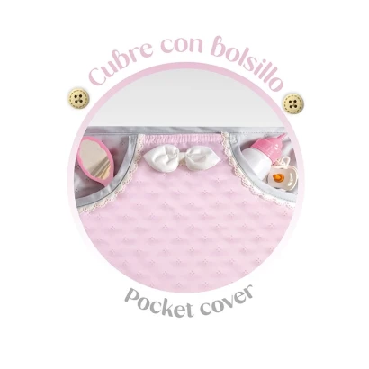 Класична коляска DeCuevas 81075 Sophie з сумкою та парасолькою