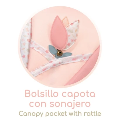 Класична коляска DeCuevas 81074 Tulipe з сумкою та парасолькою