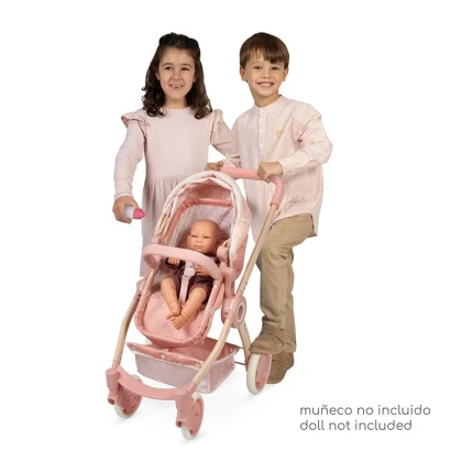 Коляска 3в1 DeCuevas 80574 Tulipe з сумкою та люлькою