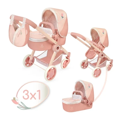 Коляска 3в1 DeCuevas 80574 Tulipe з сумкою та люлькою