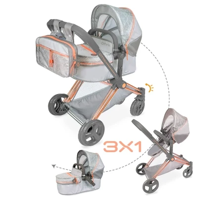 Коляска 3в1 DeCuevas 81777 Cytix з сумкою та люлькою