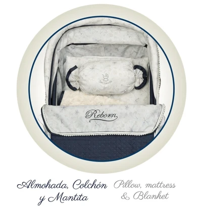 Класична коляска DeCuevas 82044 Reborn з сумкою та парасолькою