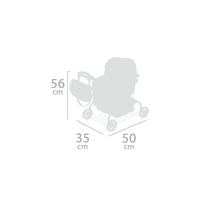 Класична коляска DeCuevas 86045 Provenza з сумкою