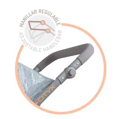 Коляска для двійні DeCuevas 90877 Cytix із сумкою