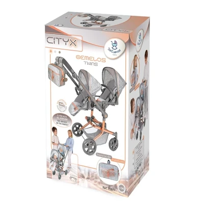 Коляска для двійні DeCuevas 90877 Cytix із сумкою